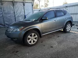 Salvage cars for sale from Copart Midway, FL: 2006 Nissan Murano SL