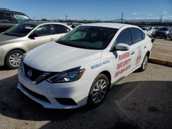 Nissan salvage cars for sale: 2019 Nissan Sentra S