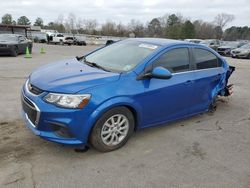 Chevrolet salvage cars for sale: 2020 Chevrolet Sonic LT