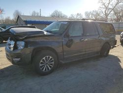 Vehiculos salvage en venta de Copart Wichita, KS: 2017 Ford Expedition EL XLT
