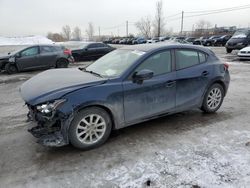 Salvage cars for sale from Copart Montreal Est, QC: 2016 Mazda 3 Sport