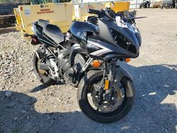 Salvage motorcycles for sale at Florence, MS auction: 2008 Yamaha FZ6 SHG