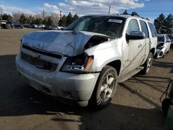 Salvage cars for sale from Copart Denver, CO: 2013 Chevrolet Tahoe K1500 LTZ