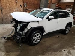 Salvage cars for sale from Copart Ebensburg, PA: 2021 Toyota Rav4 LE