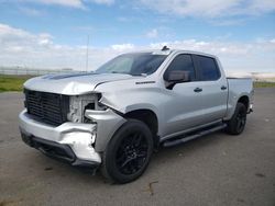 Salvage cars for sale at Sacramento, CA auction: 2021 Chevrolet Silverado C1500 Custom