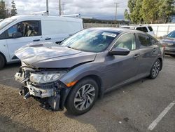 Salvage cars for sale from Copart Rancho Cucamonga, CA: 2018 Honda Civic EX