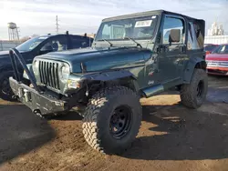 Salvage cars for sale at Chicago Heights, IL auction: 2002 Jeep Wrangler / TJ Sahara