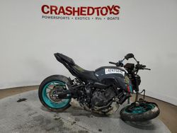 Salvage cars for sale from Copart Dallas, TX: 2023 Yamaha MT07