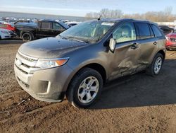 Salvage cars for sale from Copart Davison, MI: 2012 Ford Edge SEL