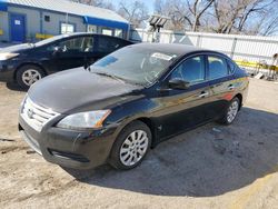 Salvage cars for sale at Wichita, KS auction: 2014 Nissan Sentra S