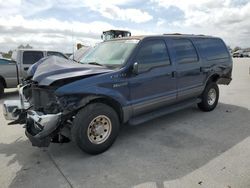 Salvage cars for sale at New Orleans, LA auction: 2002 Ford Excursion XLT