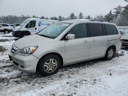 Salvage cars for sale at Candia, NH auction: 2007 Honda Odyssey EXL