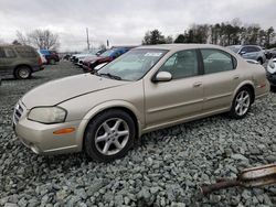 Nissan Maxima GLE salvage cars for sale: 2002 Nissan Maxima GLE