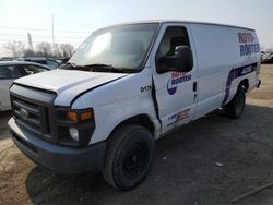 Salvage cars for sale from Copart Woodhaven, MI: 2013 Ford Econoline E250 Van