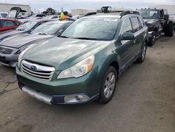 Subaru Outback 2.5i Limited salvage cars for sale: 2012 Subaru Outback 2.5I Limited