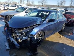 Honda salvage cars for sale: 2017 Honda Accord Sport