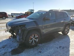 Salvage cars for sale from Copart Nisku, AB: 2014 Jeep Cherokee Trailhawk