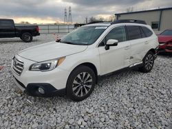 Salvage cars for sale at Barberton, OH auction: 2015 Subaru Outback 2.5I Limited