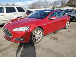 Salvage cars for sale at Moraine, OH auction: 2013 Tesla Model S