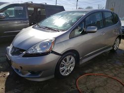 Salvage cars for sale at Chicago Heights, IL auction: 2010 Honda FIT Sport