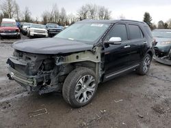 Salvage cars for sale at Portland, OR auction: 2019 Ford Explorer Platinum