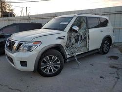 Salvage cars for sale from Copart Lexington, KY: 2018 Nissan Armada SV