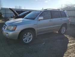 Salvage cars for sale from Copart Arlington, WA: 2006 Toyota Highlander Hybrid