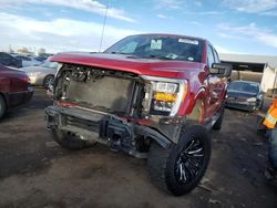 Salvage cars for sale at Brighton, CO auction: 2021 Ford F150 Supercrew