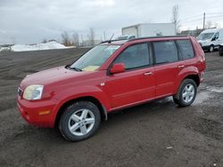 Salvage cars for sale from Copart Montreal Est, QC: 2005 Nissan X-TRAIL XE