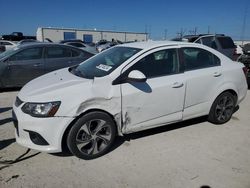 Salvage cars for sale from Copart Haslet, TX: 2017 Chevrolet Sonic Premier