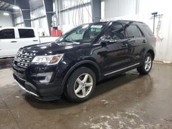 Ford salvage cars for sale: 2017 Ford Explorer XLT