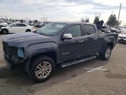 Vehiculos salvage en venta de Copart Rancho Cucamonga, CA: 2016 GMC Canyon SLT