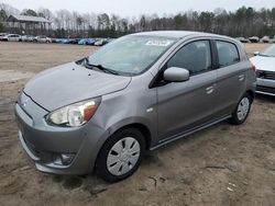 Salvage cars for sale at Charles City, VA auction: 2015 Mitsubishi Mirage DE