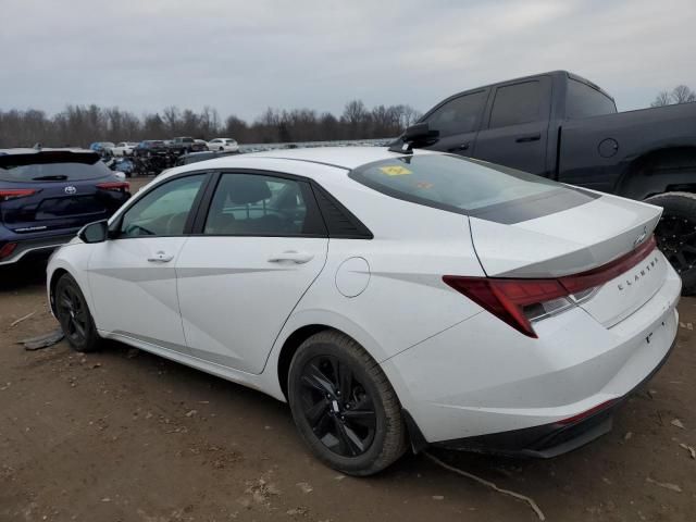 2022 Hyundai Elantra Blue