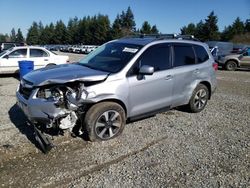 Subaru salvage cars for sale: 2018 Subaru Forester 2.5I Premium