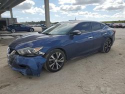 Salvage cars for sale from Copart West Palm Beach, FL: 2017 Nissan Maxima 3.5S