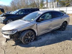 Salvage cars for sale at North Billerica, MA auction: 2016 Chrysler 200 S