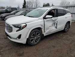 Salvage cars for sale from Copart Bowmanville, ON: 2020 GMC Terrain Denali