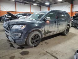 Ford Explorer salvage cars for sale: 2017 Ford Explorer XLT