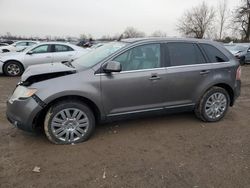 Salvage cars for sale from Copart London, ON: 2010 Ford Edge Limited