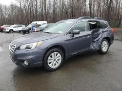 Salvage cars for sale at East Granby, CT auction: 2016 Subaru Outback 2.5I Premium