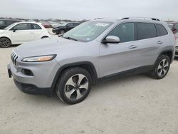 Salvage cars for sale at San Antonio, TX auction: 2018 Jeep Cherokee Latitude Plus