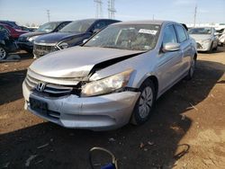 Honda salvage cars for sale: 2012 Honda Accord LX