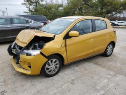Salvage vehicles for parts for sale at auction: 2021 Mitsubishi Mirage ES