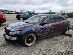 Salvage cars for sale at West Warren, MA auction: 2018 Honda Civic EX