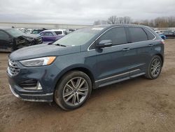 Vehiculos salvage en venta de Copart Davison, MI: 2019 Ford Edge Titanium