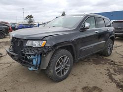 Salvage cars for sale from Copart Woodhaven, MI: 2017 Jeep Grand Cherokee Limited