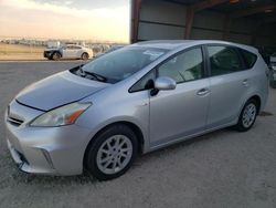 Salvage cars for sale from Copart Houston, TX: 2012 Toyota Prius V