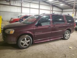 Chevrolet Uplander salvage cars for sale: 2008 Chevrolet Uplander Incomplete