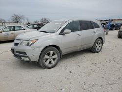 Salvage cars for sale from Copart Haslet, TX: 2010 Acura MDX Technology